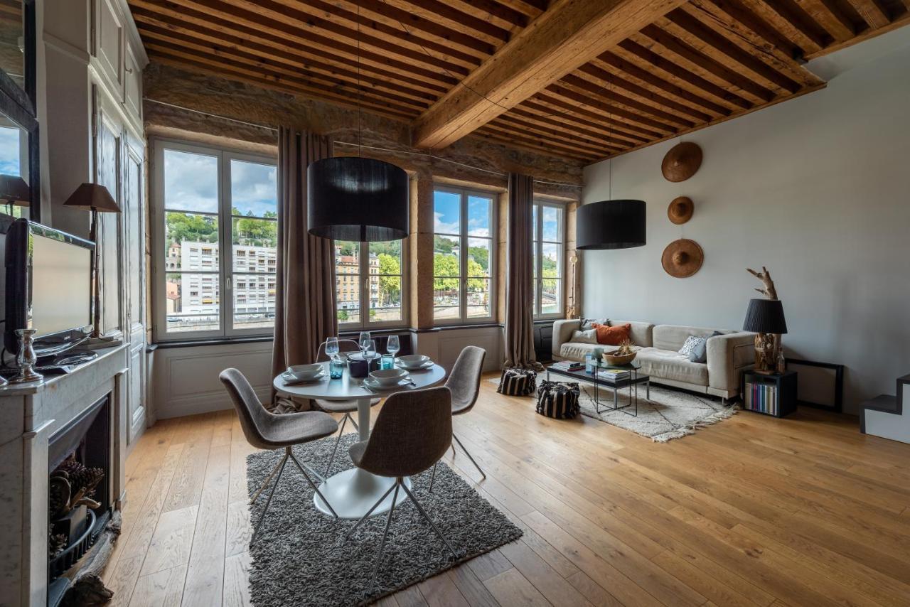 Le Loft Ethnic - Avec Jolie Vue Sur La Saone Apartamento Lyon Exterior foto