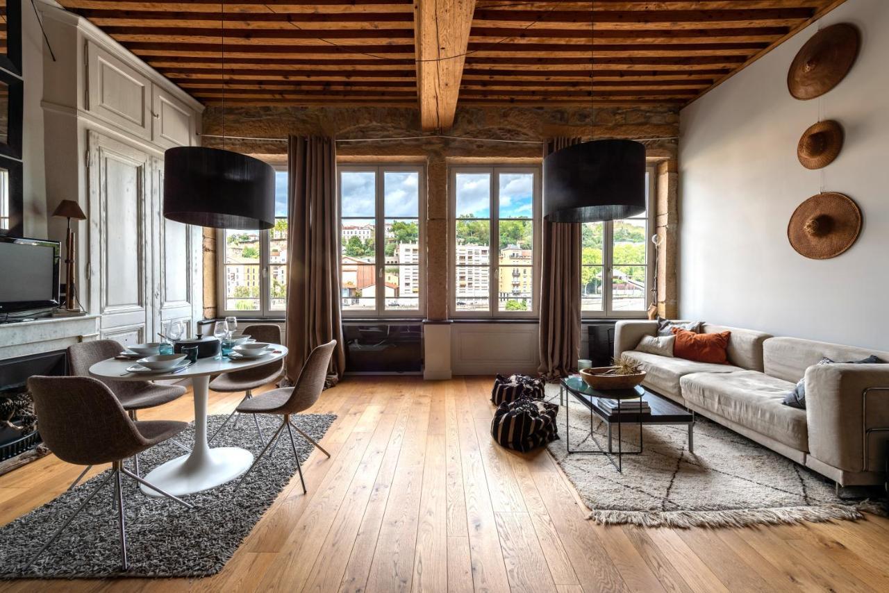 Le Loft Ethnic - Avec Jolie Vue Sur La Saone Apartamento Lyon Exterior foto